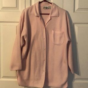 Paul Harris Design Pink Button PJ Jacket